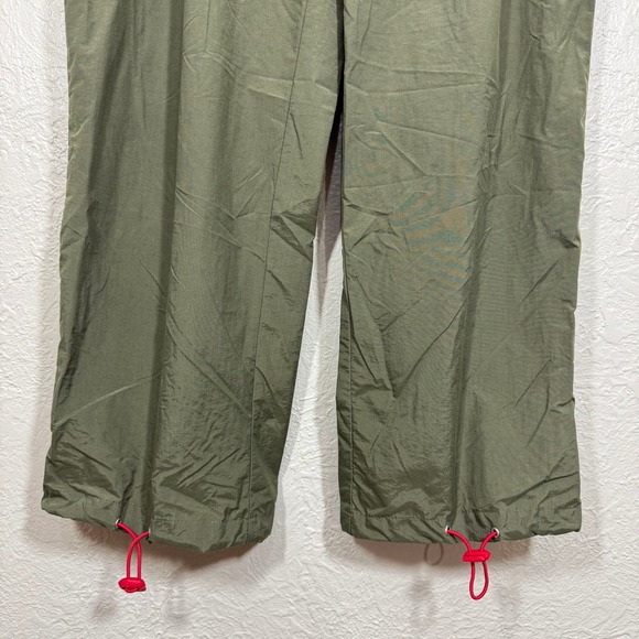 Vtg Y2K No Boundaries Cargo Pants‎ Juniors Large Nylon Baggy Utility Army Grunge - Picture 6 of 14